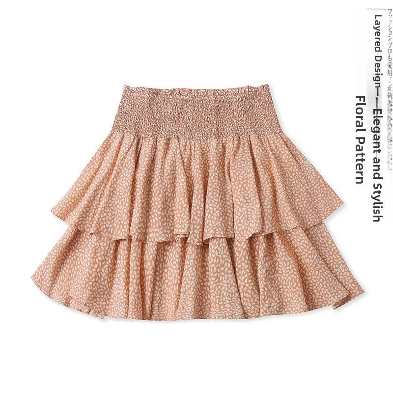 Fashionable Print Cake Short Skirt High Waist Elastic Slimming Spring Summer New Women's All-Match Stylish Half-length Skirt
Fashionable Print Cake Short Skirt High Waist Elastic Slimming Spring Summer New Women's All-Match Stylish Half-length Skirt