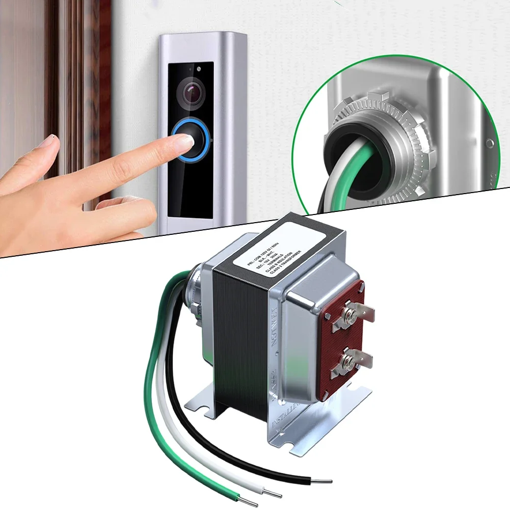 Doorbell Power Supply 16V30VA Transformer Doorbell Installation Doorbell Power Transformer Charger For Commercial Use
Doorbell Power Supply 16V30VA Transformer Doorbell Installation Doorbell Power Transformer Charger For Commercial Use