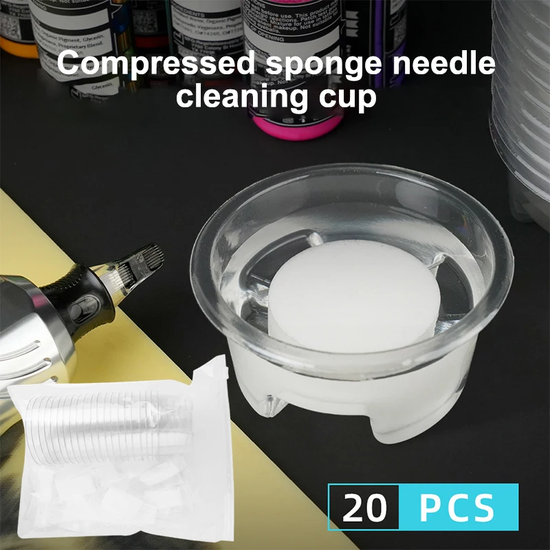 20pcs Tattoo Disposable Dip Foam Sponge Caps Cups For Tattoo Needle And Tip Cartridge Dip Foam Cleaning Cup Tattoo Supplies
20pcs Tattoo Disposable Dip Foam Sponge Caps Cups For Tattoo Needle And Tip Cartridge Dip Foam Cleaning Cup Tattoo Supplies