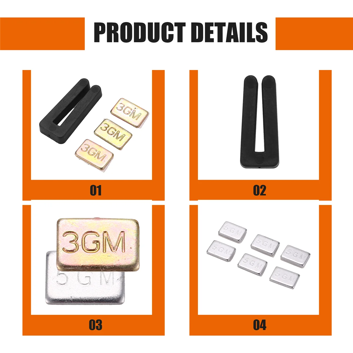 ABAZJ 6 Sets of Ceiling Fan Blade Balancing Kit Fan Weight Balancing Kit Include Self-Adhesive Metal 5G Weight and 3G Weight
ABAZJ 6 Sets of Ceiling Fan Blade Balancing Kit Fan Weight Balancing Kit Include Self-Adhesive Metal 5G Weight and 3G Weight