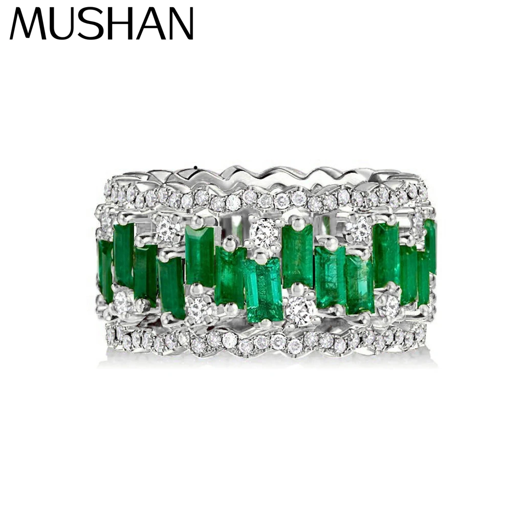 MuShan Jewelry 925 Sterling Silver Ring 5A CZ Gemstones HCD Diamond Fine Timeless Shiny 925 Sterling Silver Ring Accessories
MuShan Jewelry 925 Sterling Silver Ring 5A CZ Gemstones HCD Diamond Fine Timeless Shiny 925 Sterling Silver Ring Accessories