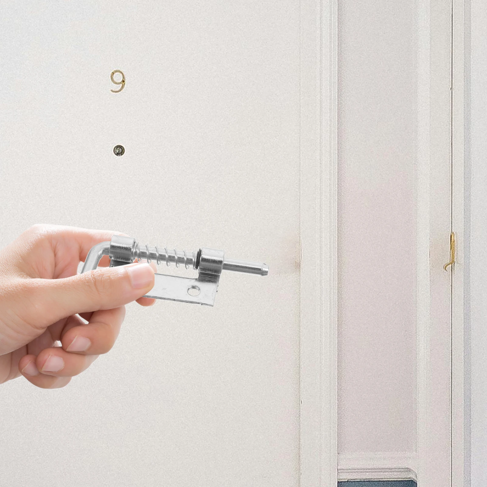 10Pcs Spring Bolt Latch Galvanized Steel Flat Plate Heavy Duty Lock Barrel Bolt for Door Gate Spring Latch Spring-Loaded Plunger
10Pcs Spring Bolt Latch Galvanized Steel Flat Plate Heavy Duty Lock Barrel Bolt for Door Gate Spring Latch Spring-Loaded Plunger