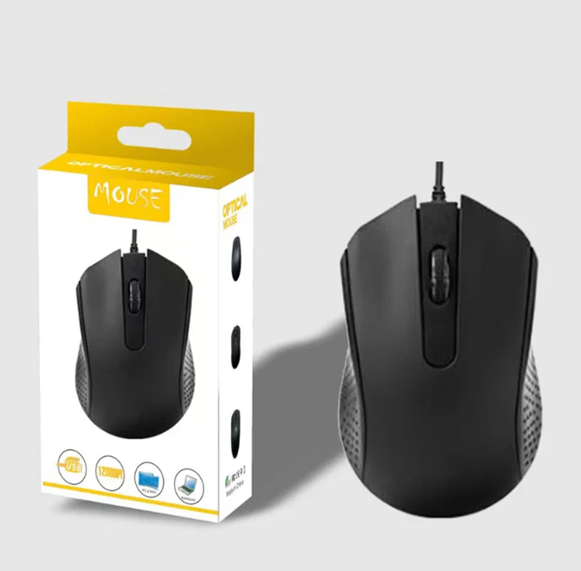 Optical USB Wired Mouse For Laptops PC Computer Portable Business Home Office Gaming Mice 
Optical USB Wired Mouse For Laptops PC Computer Portable Business Home Office Gaming Mice