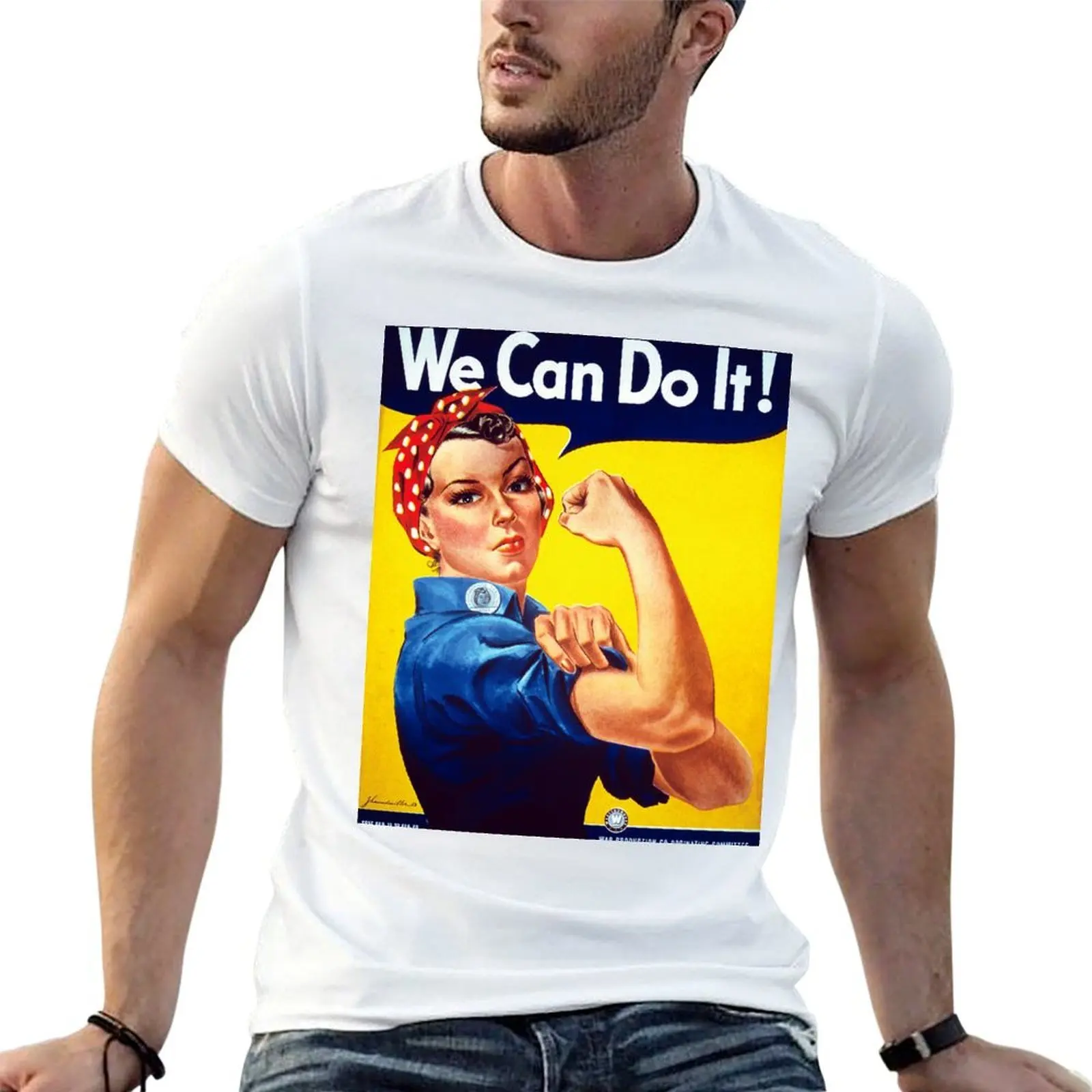 We Can Do It! T-Shirt t shirts for man pack white man t shirt luxury t shirt man casual T-Shirt
We Can Do It! T-Shirt t shirts for man pack white man t shirt luxury t shirt man casual T-Shirt