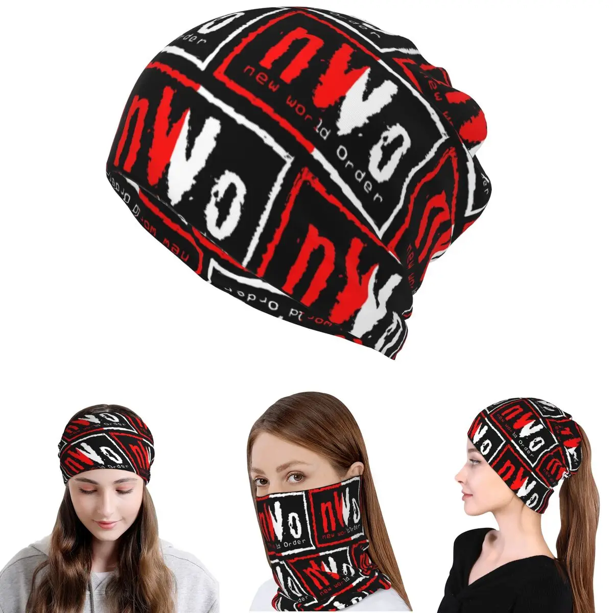 NWO New World Order Wrestling Bandana Neck Gaiter Wrap Mask Scarf Multi-use Balaclava Beanies Hat for Men Women Adult All Season
NWO New World Order Wrestling Bandana Neck Gaiter Wrap Mask Scarf Multi-use Balaclava Beanies Hat for Men Women Adult All Season