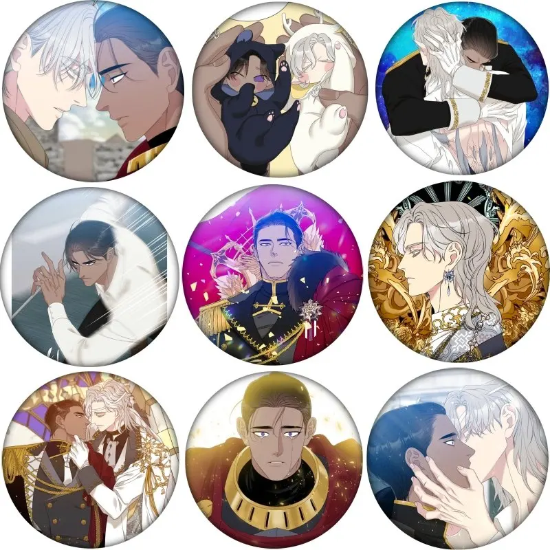 58MM Korean BL Manhwa Smyrna and Capri Cosplay Badge Anime Brooch Pin Accessories For Clothes Backpack Decoration gift
58MM Korean BL Manhwa Smyrna and Capri Cosplay Badge Anime Brooch Pin Accessories For Clothes Backpack Decoration gift