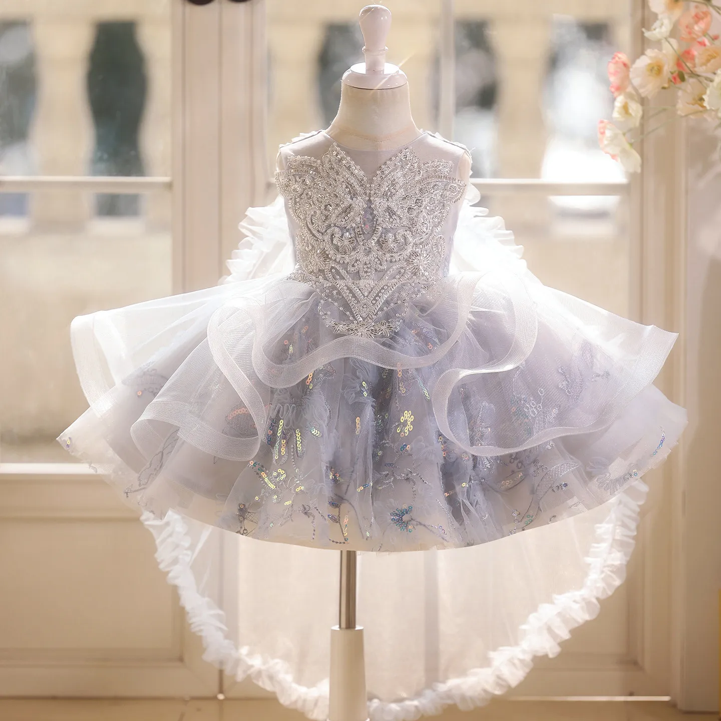 Children's Formal Dress One-Year-Old Baby Girl Birthday Sequin Dress Hundred-Day Banquet Princess Skirt, Flower Girl Tulle Dress
Children's Formal Dress One-Year-Old Baby Girl Birthday Sequin Dress Hundred-Day Banquet Princess Skirt, Flower Girl Tulle Dress