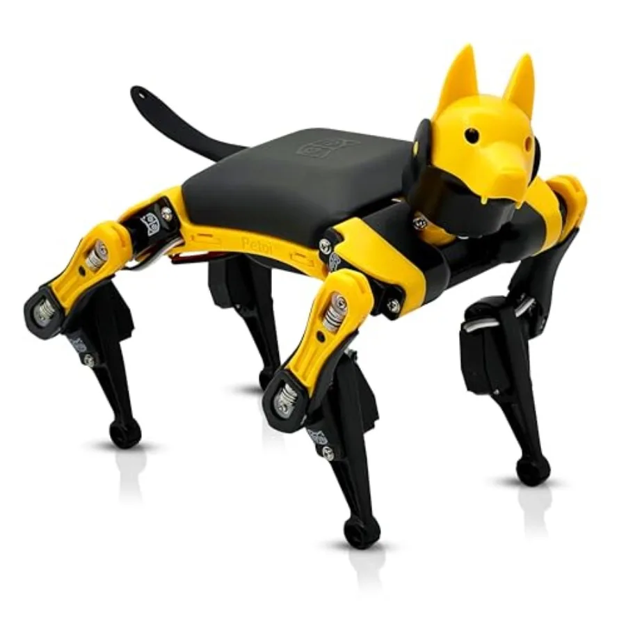 STEM education robot dog kit for kids: pre-assembled quadruped with voice control programmable coding open-source design lightw
STEM education robot dog kit for kids: pre-assembled quadruped with voice control programmable coding open-source design lightw