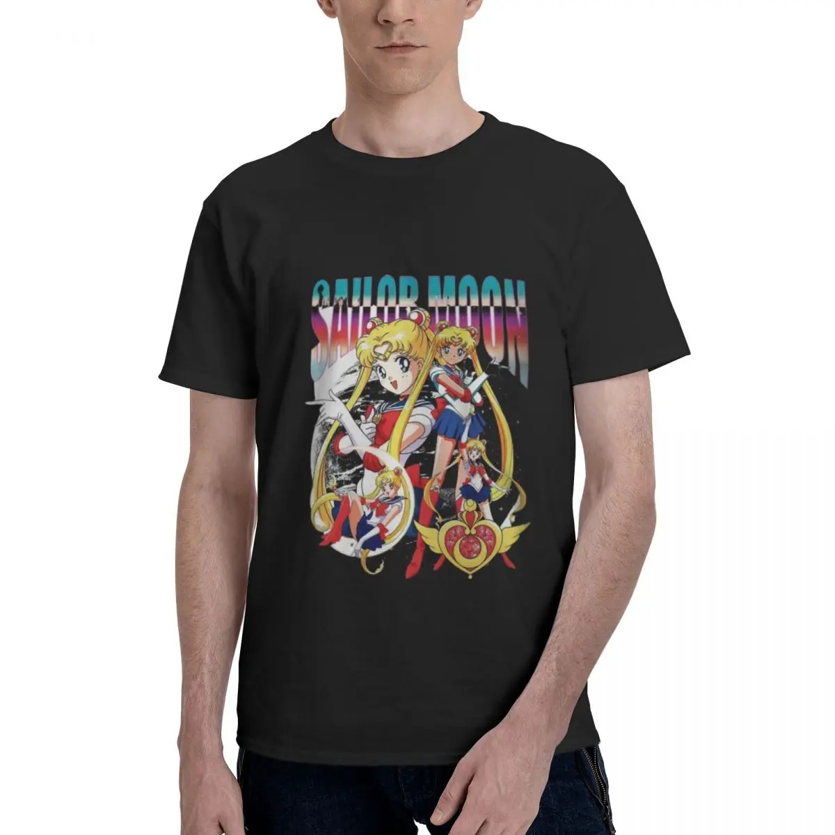 Sailor Moon Summer Cotton Tops Blank Tshirts O-neck Round Collar Short-Sleeve op Tees
Sailor Moon Summer Cotton Tops Blank Tshirts O-neck Round Collar Short-Sleeve op Tees