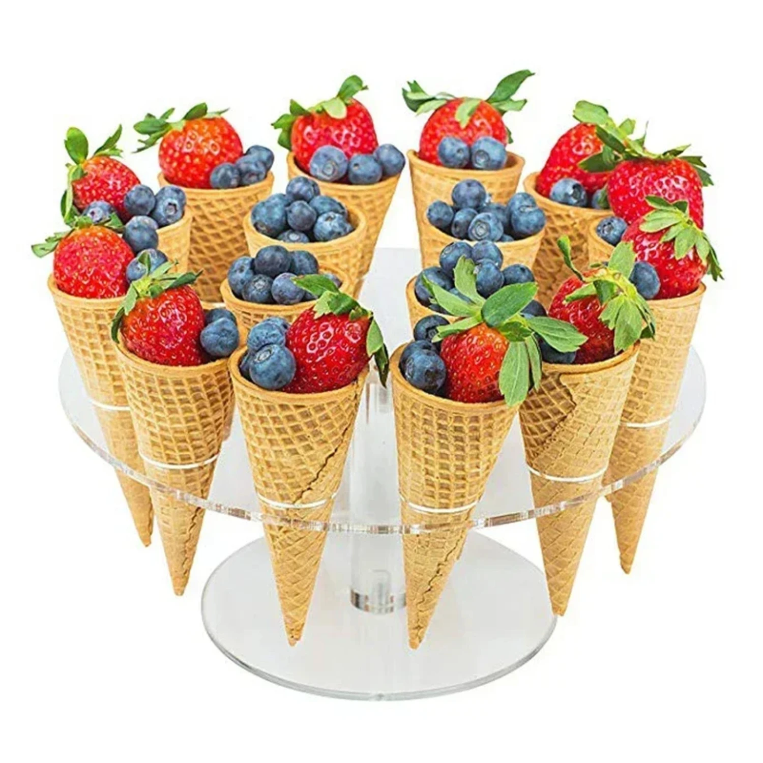 6/16 Holes Transparent Ice Cream Stand Cake Cone Stand Holder Baking Tools Acrylic Wedding Buffet Food Display Stand
6/16 Holes Transparent Ice Cream Stand Cake Cone Stand Holder Baking Tools Acrylic Wedding Buffet Food Display Stand