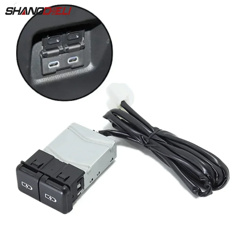 2,1A автомобильное зарядное устройство, двойная розетка для зарядки типа C, адаптер питания для Toyota Camry Avalon Highlander Levin RAV4, аксессуары
2,1A автомобильное зарядное устройство, двойная розетка для зарядки типа C, адаптер питания для Toyota Camry Avalon Highlander Levin RAV4, аксессуары