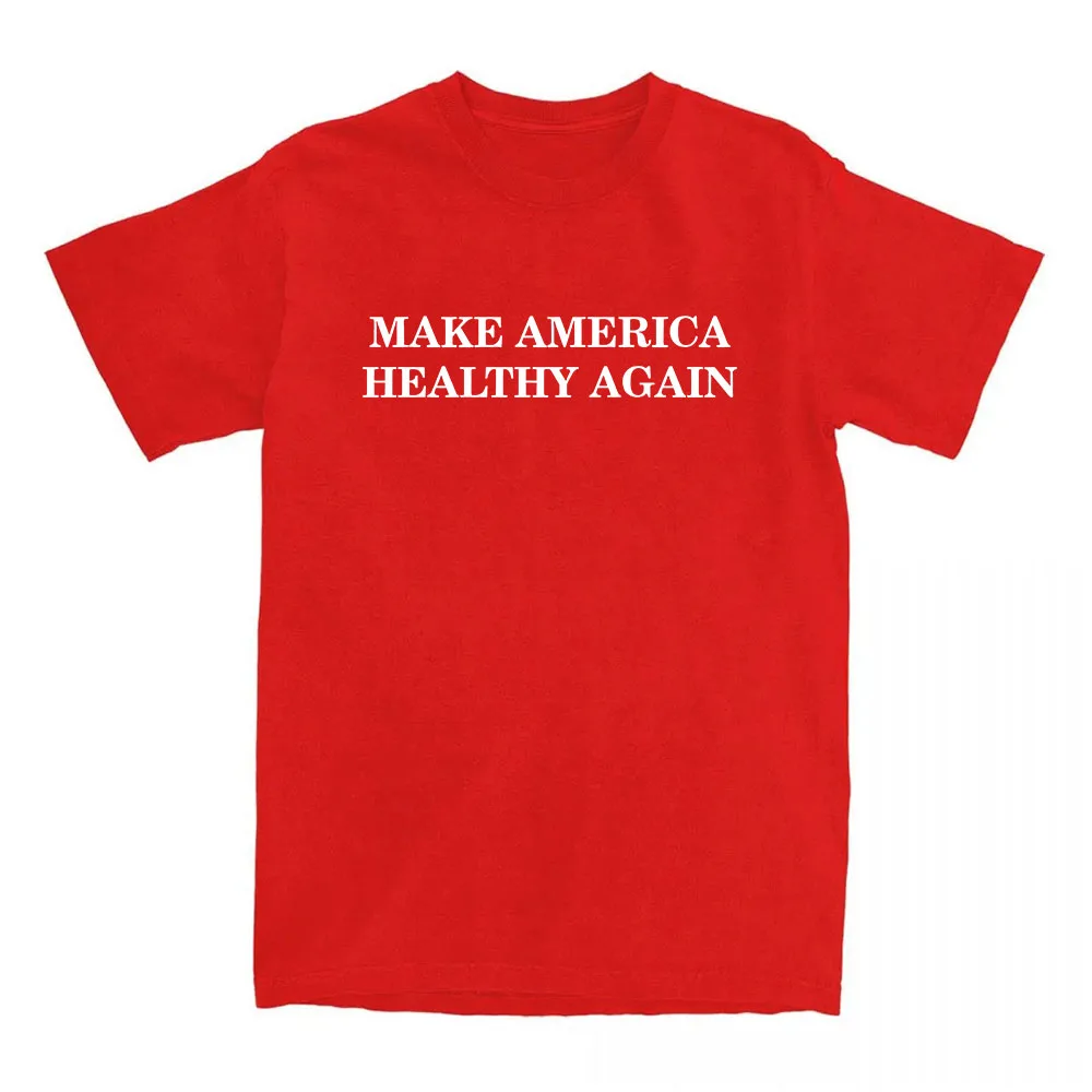 Make America Healthy Again Tee Famous American Charlie Kirk T-shirt Short Sleeve Cotton Male T Shirt Loose Casual Women Clothing
Make America Healthy Again Tee Famous American Charlie Kirk T-shirt Short Sleeve Cotton Male T Shirt Loose Casual Women Clothing