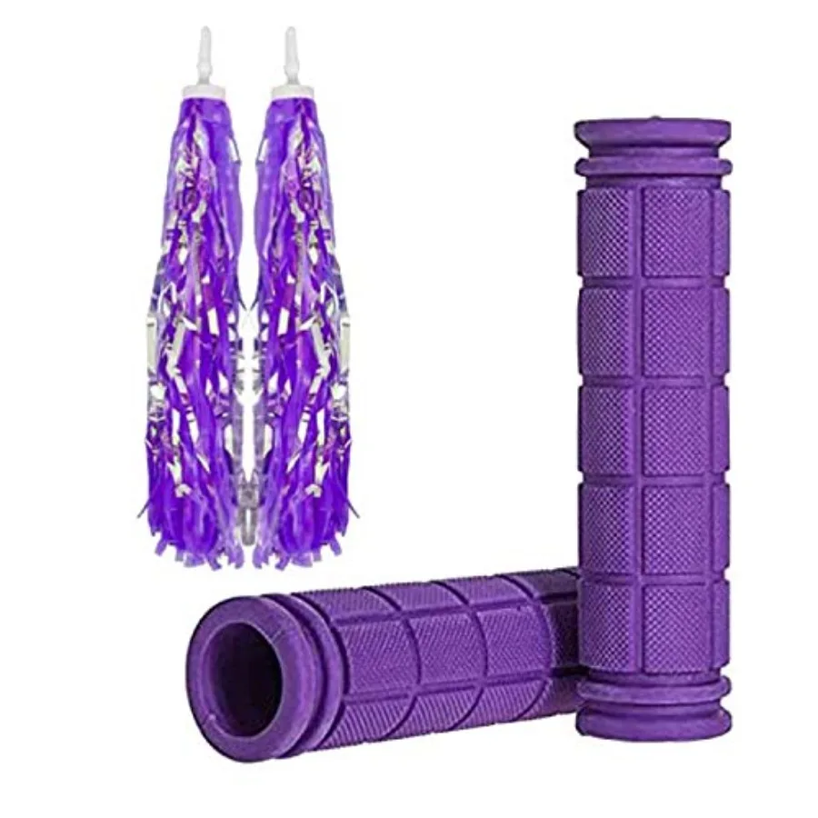 Bike Handlebar Grips with Tassel Streamers, Non-Slip Soft Rubber Bike Handle Grips for and Girls Boys, Mountain Bike MTB BMX Sc
Bike Handlebar Grips with Tassel Streamers, Non-Slip Soft Rubber Bike Handle Grips for and Girls Boys, Mountain Bike MTB BMX Sc