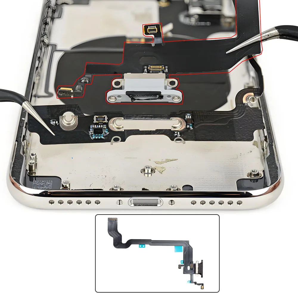 USB Charging Dock Port Connector Flex Cable For iPhone 7 7P 8 Plus X XR XS Max Charger With Microphone
USB Charging Dock Port Connector Flex Cable For iPhone 7 7P 8 Plus X XR XS Max Charger With Microphone