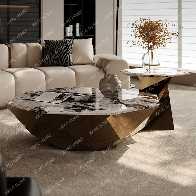 light luxury natural marble coffee table high-end rhombus living room villa table
light luxury natural marble coffee table high-end rhombus living room villa table