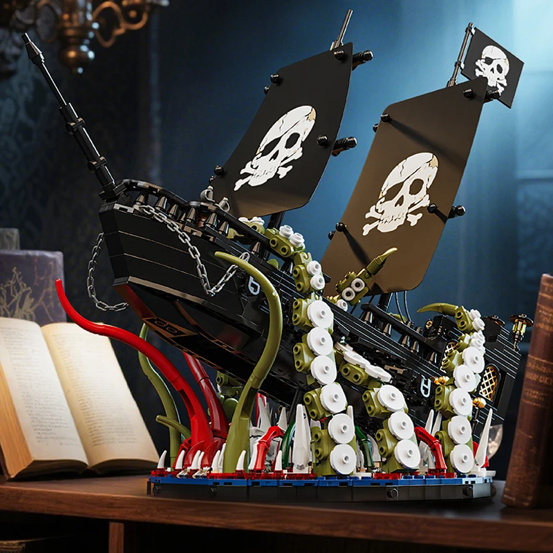 New JD43 1334pcs MOC Black Pearl Pirate Ship Building Blocks Bricks Assembling Model DIY Toys for Boys Birthday Gift Set
New JD43 1334pcs MOC Black Pearl Pirate Ship Building Blocks Bricks Assembling Model DIY Toys for Boys Birthday Gift Set
