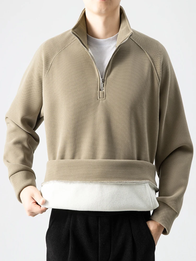 Мужская толстовка на молнии с флисовой подкладкой, повседневная, однотонная, оверсайз, свободного кроя, осенне-зимняя, утепленная, молодежная, модная
Мужская толстовка на молнии с флисовой подкладкой, повседневная, однотонная, оверсайз, свободного кроя, осенне-зимняя, утепленная, молодежная, модная