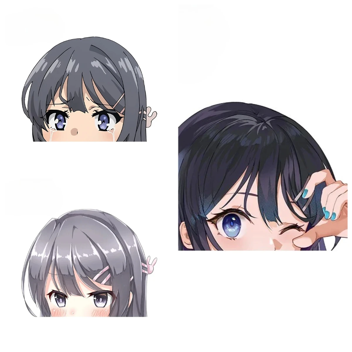 EARLFAMILY Cartoon Mai Sakurajima Peeker Waterproof Car Sticker Anime RV Motorcycle Graffiti Custom Decal
EARLFAMILY Cartoon Mai Sakurajima Peeker Waterproof Car Sticker Anime RV Motorcycle Graffiti Custom Decal
