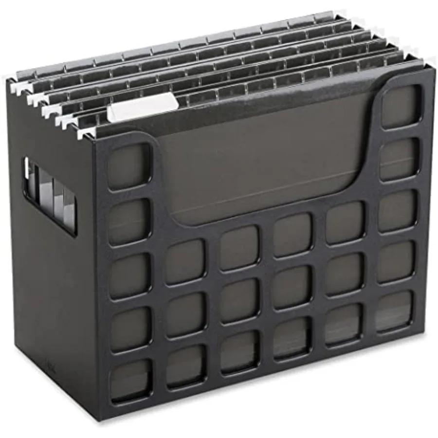 Portable Desktop File, Document Holder for Home and Office, Plastic Organizer Box, Side Handles, Folders, Tabs and Inserts, Let
Portable Desktop File, Document Holder for Home and Office, Plastic Organizer Box, Side Handles, Folders, Tabs and Inserts, Let