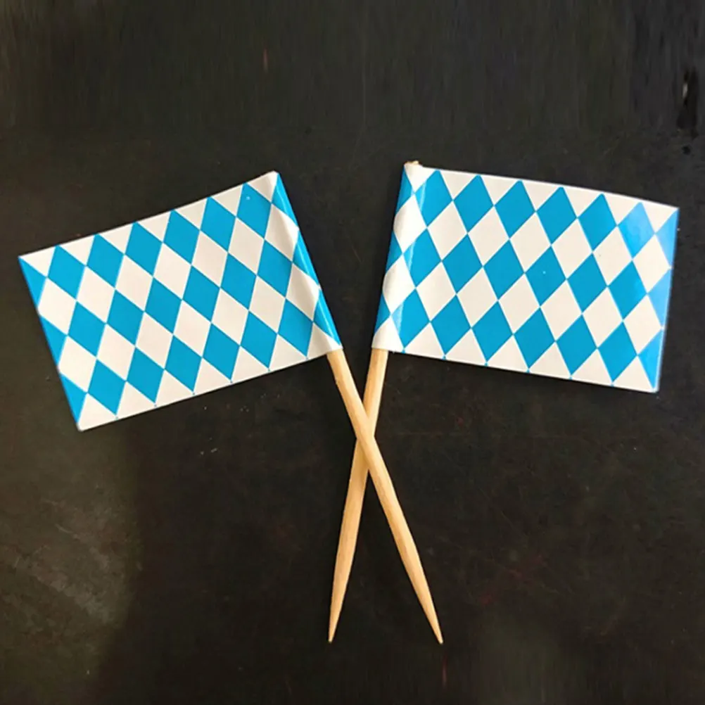 200Pcs Blue White Lattice Flag Fruit Picks Oktoberfest Party Creative Wooden Fruit Picks for Cake Cupcake Muffin Banquet
200Pcs Blue White Lattice Flag Fruit Picks Oktoberfest Party Creative Wooden Fruit Picks for Cake Cupcake Muffin Banquet