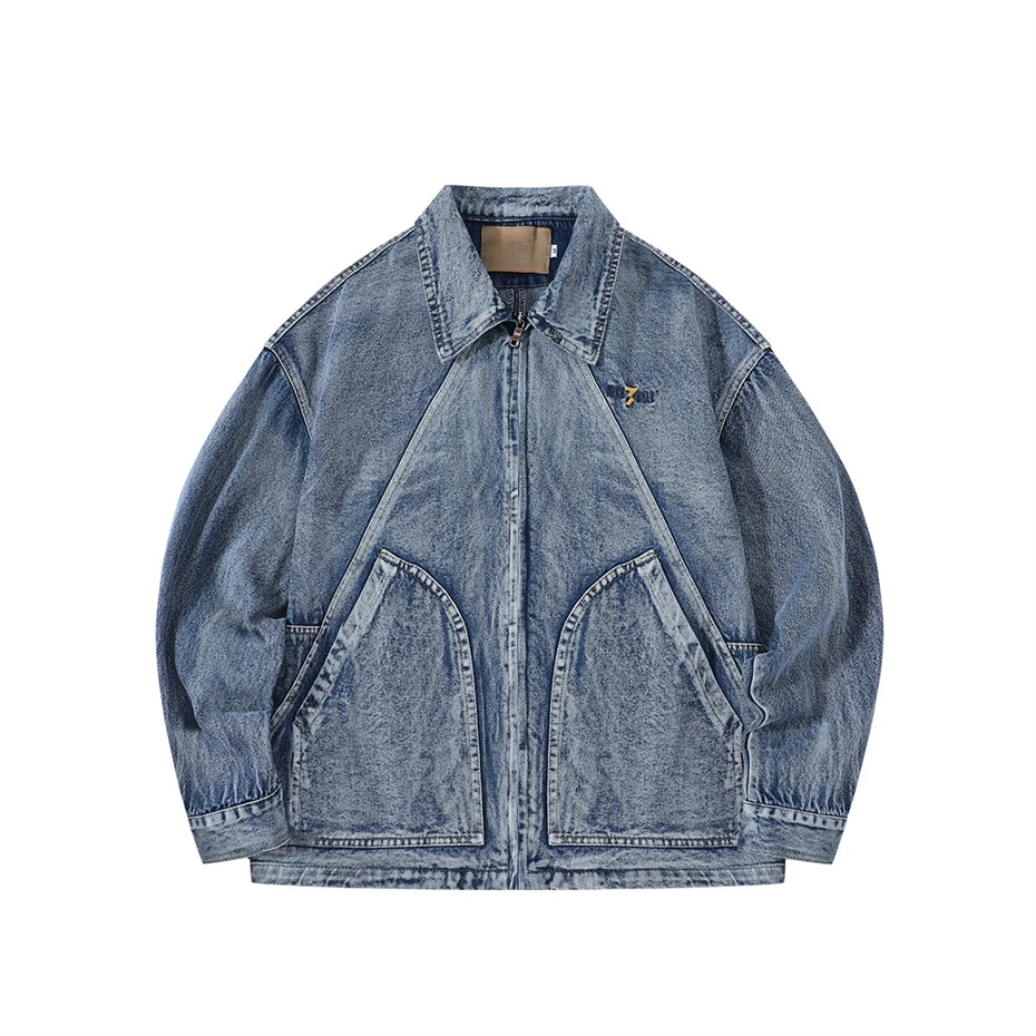 Harajuku Cargo Denim Jackets Men Streetwear Hip Hop Washed Jeans Coats 2025 Spring Oversized Vintage Zip Up Casual Jackets Male
Harajuku Cargo Denim Jackets Men Streetwear Hip Hop Washed Jeans Coats 2025 Spring Oversized Vintage Zip Up Casual Jackets Male