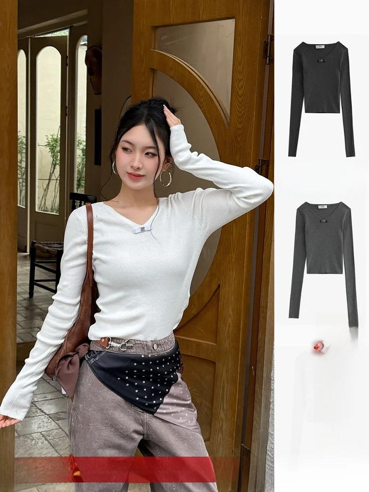 Brand Knitted Vintage V-ne T-irt DEARSOCUTE Handpied Items Commute Sle Slim Fit Long Sve Cotton Crew Ne
Brand Knitted Vintage V-ne T-irt DEARSOCUTE Handpied Items Commute Sle Slim Fit Long Sve Cotton Crew Ne