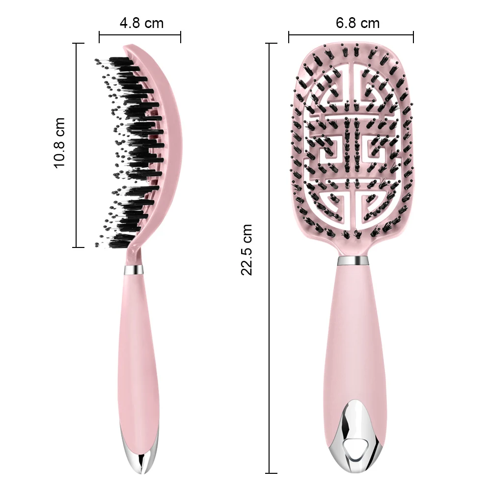 Hollow Out Breathable Massage Hair Brush, Anti-Tangle & Damage-Free, Wet & Dry Use, Suitable for Curly, Straight & Thick Hair
Hollow Out Breathable Massage Hair Brush, Anti-Tangle & Damage-Free, Wet & Dry Use, Suitable for Curly, Straight & Thick Hair