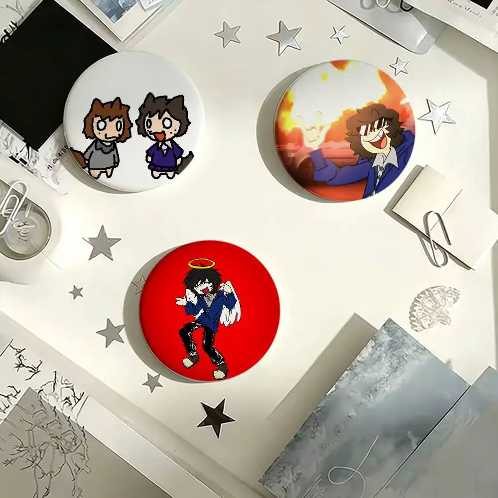 onewheatmark Will & Mike Brooches Cartoon Badge Pins Backpack Hat Accessories Friend Gift
onewheatmark Will & Mike Brooches Cartoon Badge Pins Backpack Hat Accessories Friend Gift