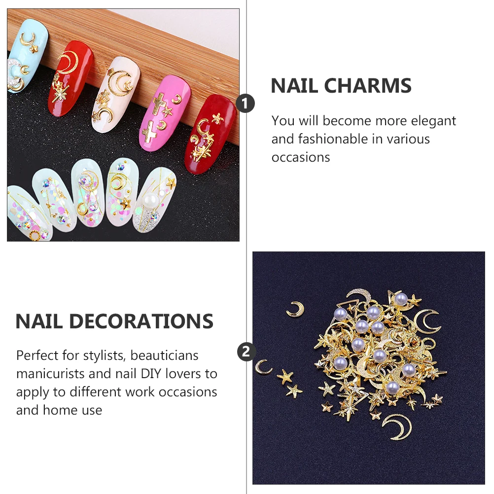 4 Boxes Silver Decorations Pearl Night Sky Charms Stylish Women Moon Nail Art Durable Elegant Fashionable Nail Accessories
4 Boxes Silver Decorations Pearl Night Sky Charms Stylish Women Moon Nail Art Durable Elegant Fashionable Nail Accessories