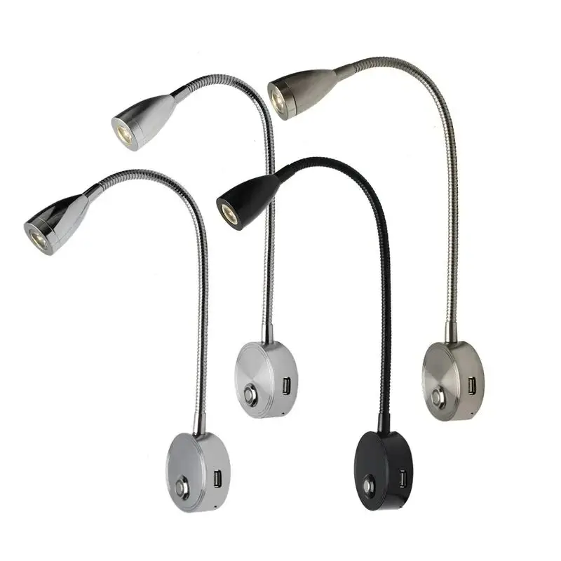 Tokili 12V LED Wall Reading Light - Dimmable Spot Lamp w/ USB Charger & Adjustable Gooseneck - for RV, Boat, Car, Van, Caravan
Tokili 12V LED Wall Reading Light - Dimmable Spot Lamp w/ USB Charger & Adjustable Gooseneck - for RV, Boat, Car, Van, Caravan