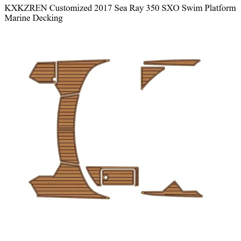 KXKZREN Customize 2017 Sea Ray 350 SXO Swim Platform Marine Decking Sheet EVA Faux Teak Boat Floor Pad Self Adhesive Vehicle Pad
KXKZREN Customize 2017 Sea Ray 350 SXO Swim Platform Marine Decking Sheet EVA Faux Teak Boat Floor Pad Self Adhesive Vehicle Pad