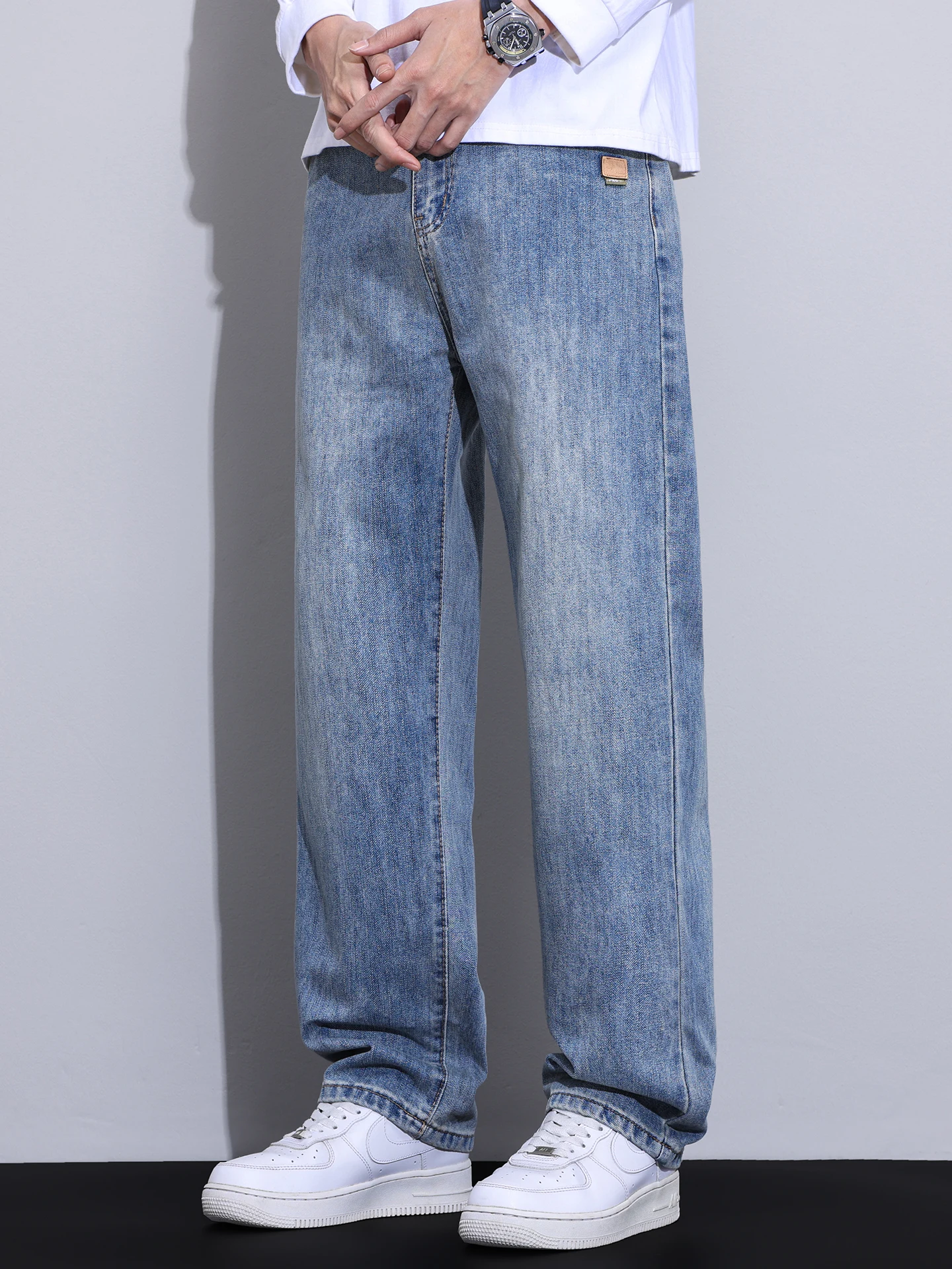 Винтажные джинсы, мужские 2026, новая мода, повседневные свободные прямые джинсовые брюки, уличная одежда, мужские широкие молодежные брюки
Винтажные джинсы, мужские 2026, новая мода, повседневные свободные прямые джинсовые брюки, уличная одежда, мужские широкие молодежные брюки