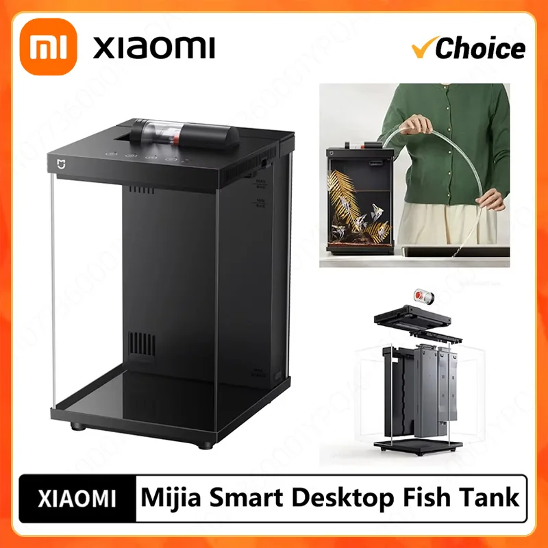 2025 НОВЫЙ Xiaomi Mijia Smart Desktop Fish Tank 10L Smart Remote Feeding Профессиональная система фильтрации работает с приложением Mi Home
2025 НОВЫЙ Xiaomi Mijia Smart Desktop Fish Tank 10L Smart Remote Feeding Профессиональная система фильтрации работает с приложением Mi Home