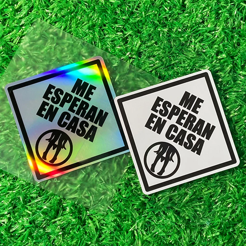 Motorcycle Sticker Spanish 'ME ESPERAN EN CASA' Waterproof Vinyl Decal for Fuel Tank Fairing Scooter Car Family Waiting Design
Motorcycle Sticker Spanish 'ME ESPERAN EN CASA' Waterproof Vinyl Decal for Fuel Tank Fairing Scooter Car Family Waiting Design