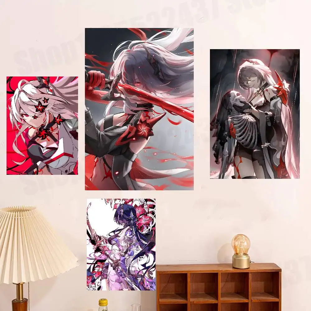 A-Acheron Game H-Honkai Vintage Retro Poster Sticker Classic Art Painting for Home Bedroom Cafe Office Wall Decor
A-Acheron Game H-Honkai Vintage Retro Poster Sticker Classic Art Painting for Home Bedroom Cafe Office Wall Decor