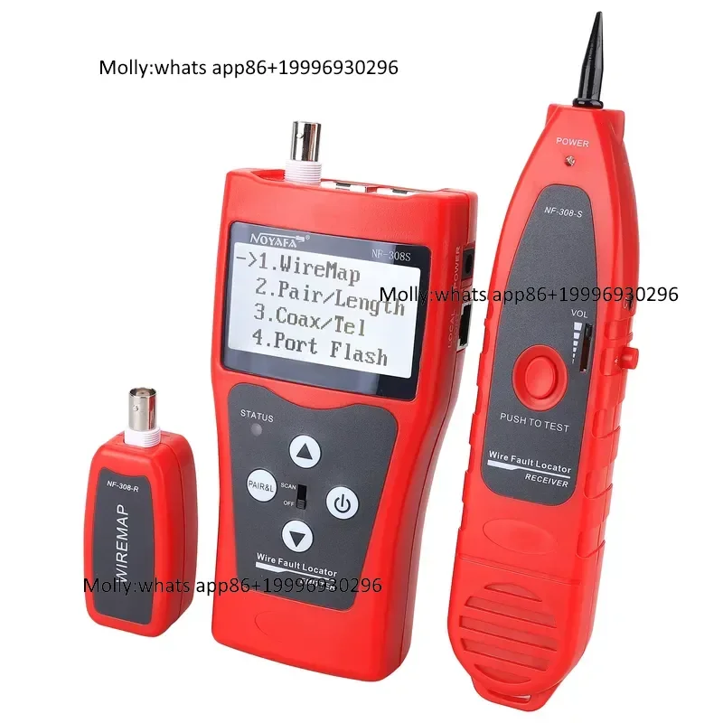 NF-308S Multi-function Wire tracker for Telephone Line test Network RJ11 RJ45 Ethernet Cable Tester Network Cable Tester
NF-308S Multi-function Wire tracker for Telephone Line test Network RJ11 RJ45 Ethernet Cable Tester Network Cable Tester