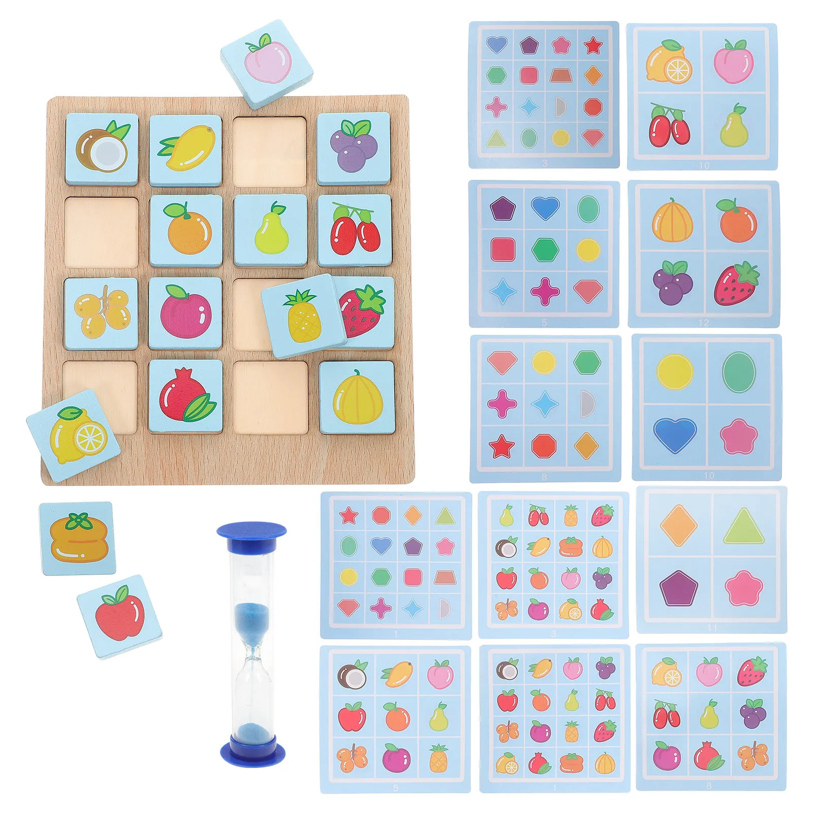 1Set Memory Game Instant Memory Parent-Child Interactive Educational Board Puzzle Wooden Learning Cognitive Training Gift
1Set Memory Game Instant Memory Parent-Child Interactive Educational Board Puzzle Wooden Learning Cognitive Training Gift