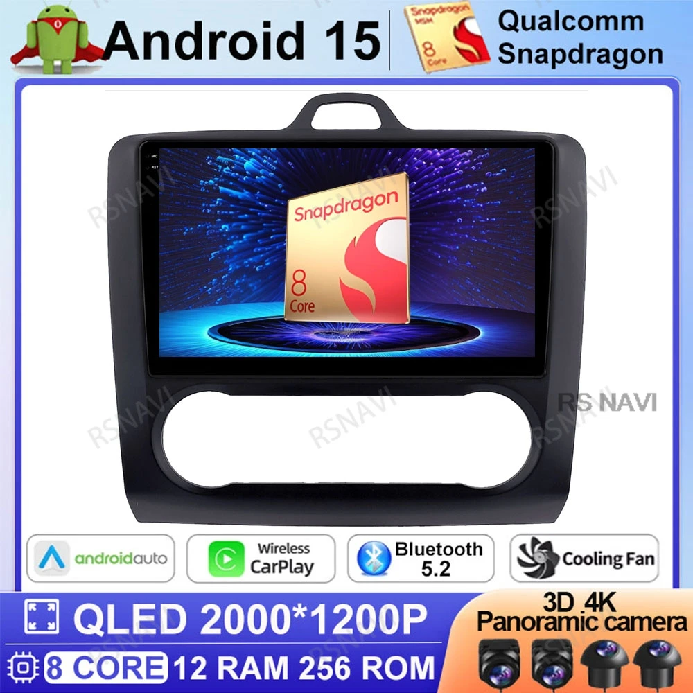 Android 15 Car Radio For Ford Focus 2 3 Mk2 Mk3 2004 2005 - 2011 4G LTE Multimedia Navigation DVD Head Unit 5G WIFI AUTO DSP GPS
Android 15 Car Radio For Ford Focus 2 3 Mk2 Mk3 2004 2005 - 2011 4G LTE Multimedia Navigation DVD Head Unit 5G WIFI AUTO DSP GPS