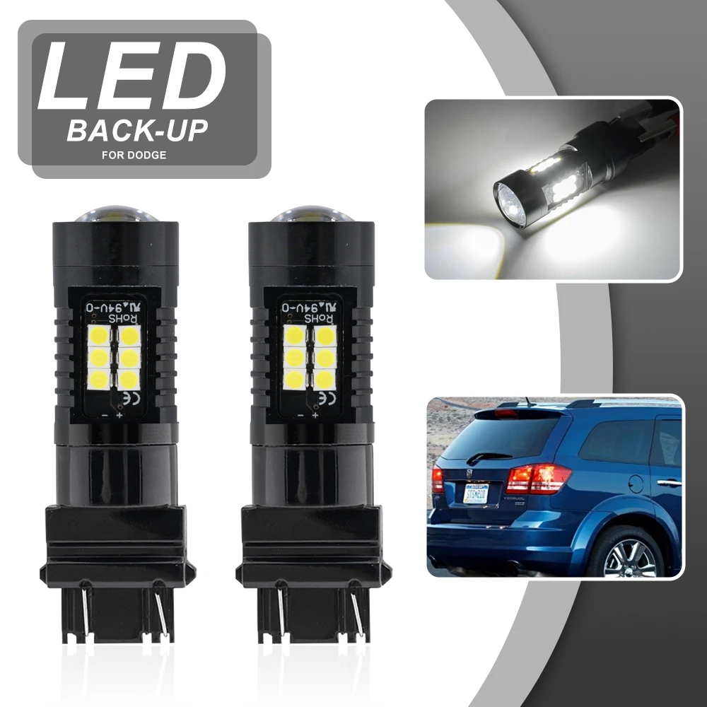 2PCs Canbus LED 3157 P27/7W T25 Backup Reverse Light Bulbs For Dodge Avenger Charger Durango Journey Grand Caravan Dakota Viper
2PCs Canbus LED 3157 P27/7W T25 Backup Reverse Light Bulbs For Dodge Avenger Charger Durango Journey Grand Caravan Dakota Viper