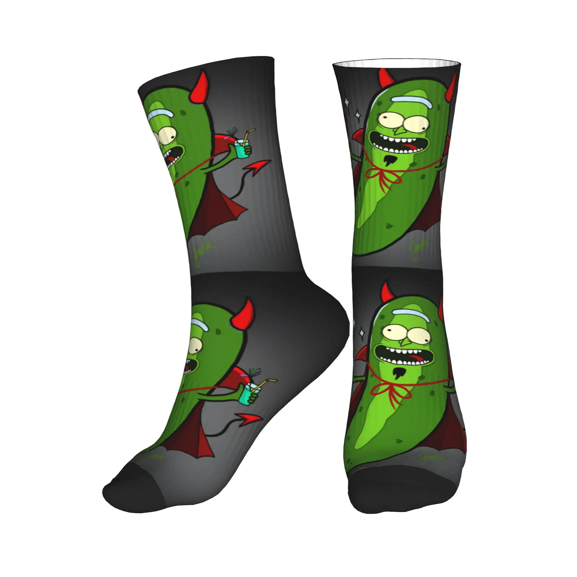 Cartoon Green Pickle With Horns And Devil's Horns Stockings Print Fashion Socks Autumn Anti Slip Socks Men Skateboard Soft Socks
Cartoon Green Pickle With Horns And Devil's Horns Stockings Print Fashion Socks Autumn Anti Slip Socks Men Skateboard Soft Socks