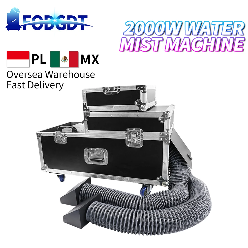 Double Tube 2000W Water Fog Machine US Warehouse Low Lying Fog Machine Smoke Equipment DMX Control for Disco Wedding Party Stage
Double Tube 2000W Water Fog Machine US Warehouse Low Lying Fog Machine Smoke Equipment DMX Control for Disco Wedding Party Stage