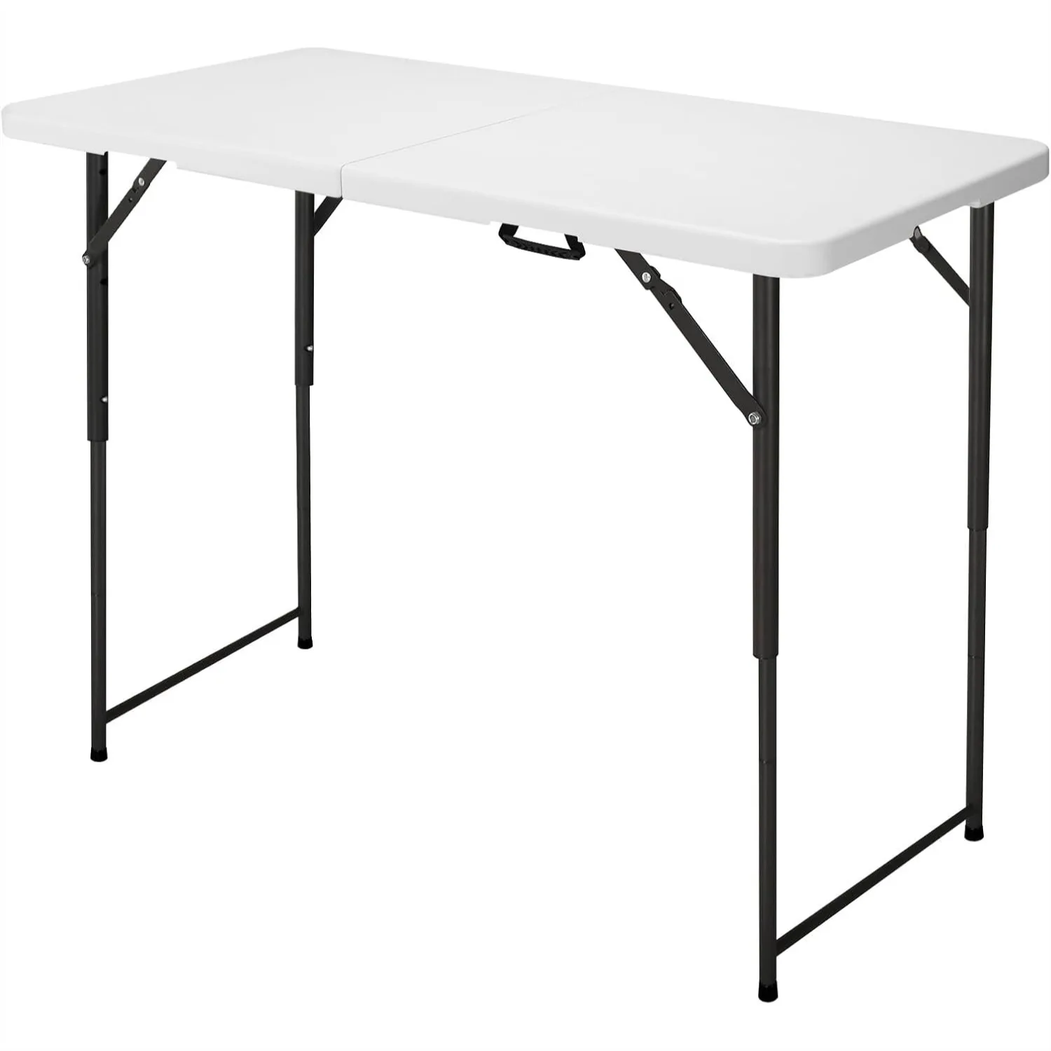 4ft Folding Table, Portable Fold-in-Half Adjustable Height Utility Table for Indoor/Outdoor Use, Durable HDPE & Steel, Stable &
4ft Folding Table, Portable Fold-in-Half Adjustable Height Utility Table for Indoor/Outdoor Use, Durable HDPE & Steel, Stable &