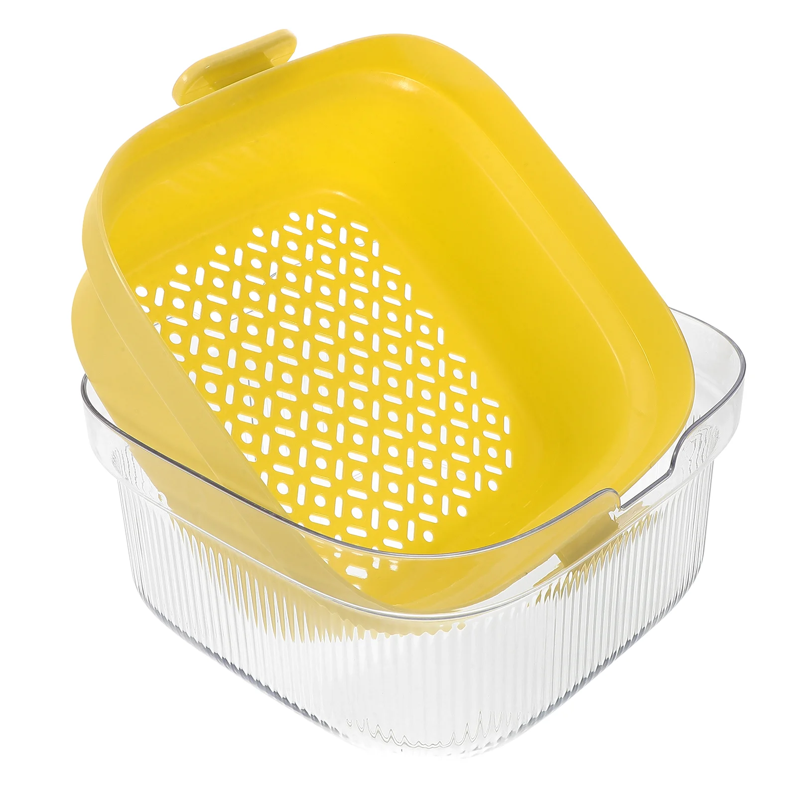 Double Layer Fruit Drain Basket Double-layer Vegetable Wash Basin Plastic Drainer for Food
Double Layer Fruit Drain Basket Double-layer Vegetable Wash Basin Plastic Drainer for Food