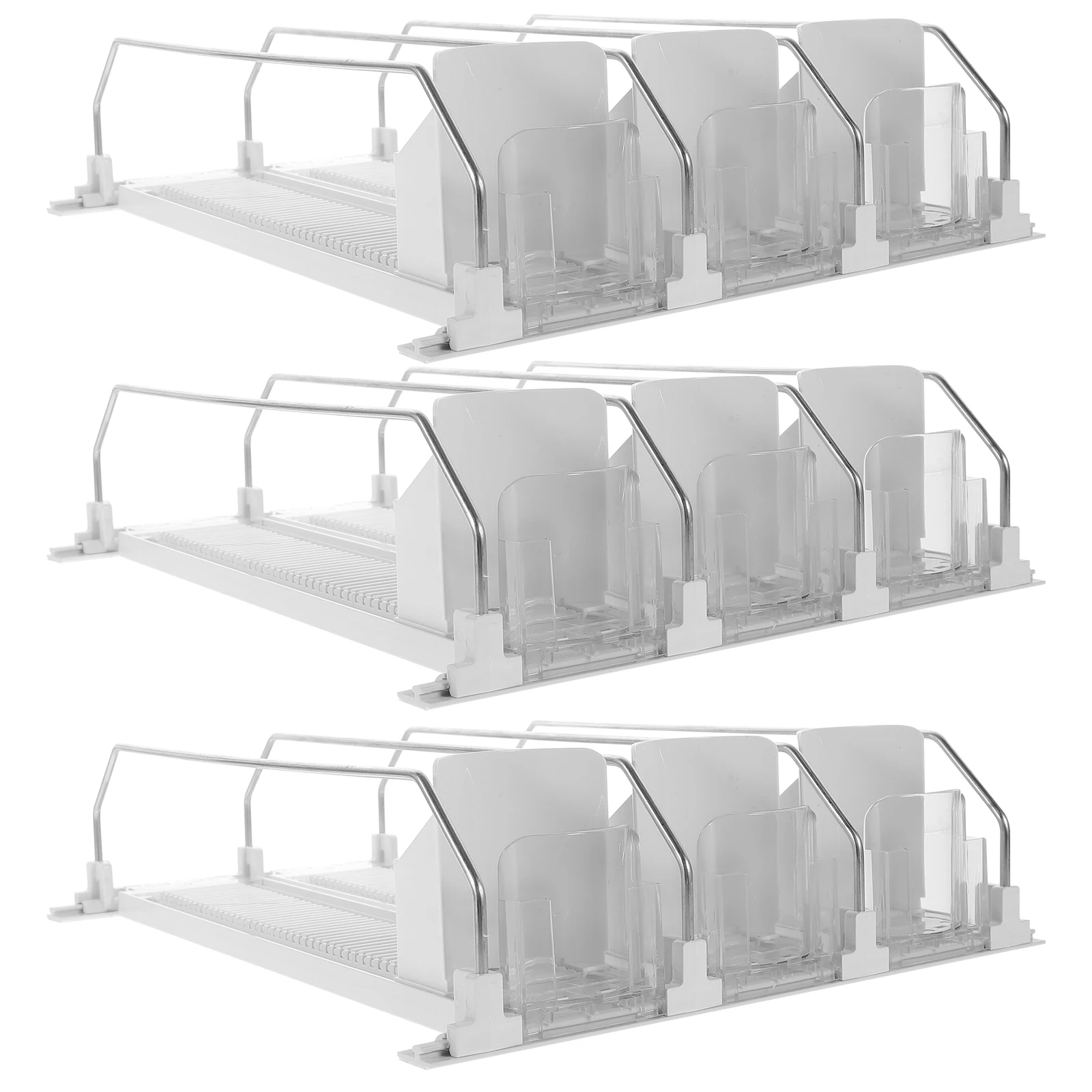 3pcs Drink Pusher 300-310MM Bottle Dispenser for Fridge Shelf Organizer White ABS Sliding Tray Storage Tool
3pcs Drink Pusher 300-310MM Bottle Dispenser for Fridge Shelf Organizer White ABS Sliding Tray Storage Tool