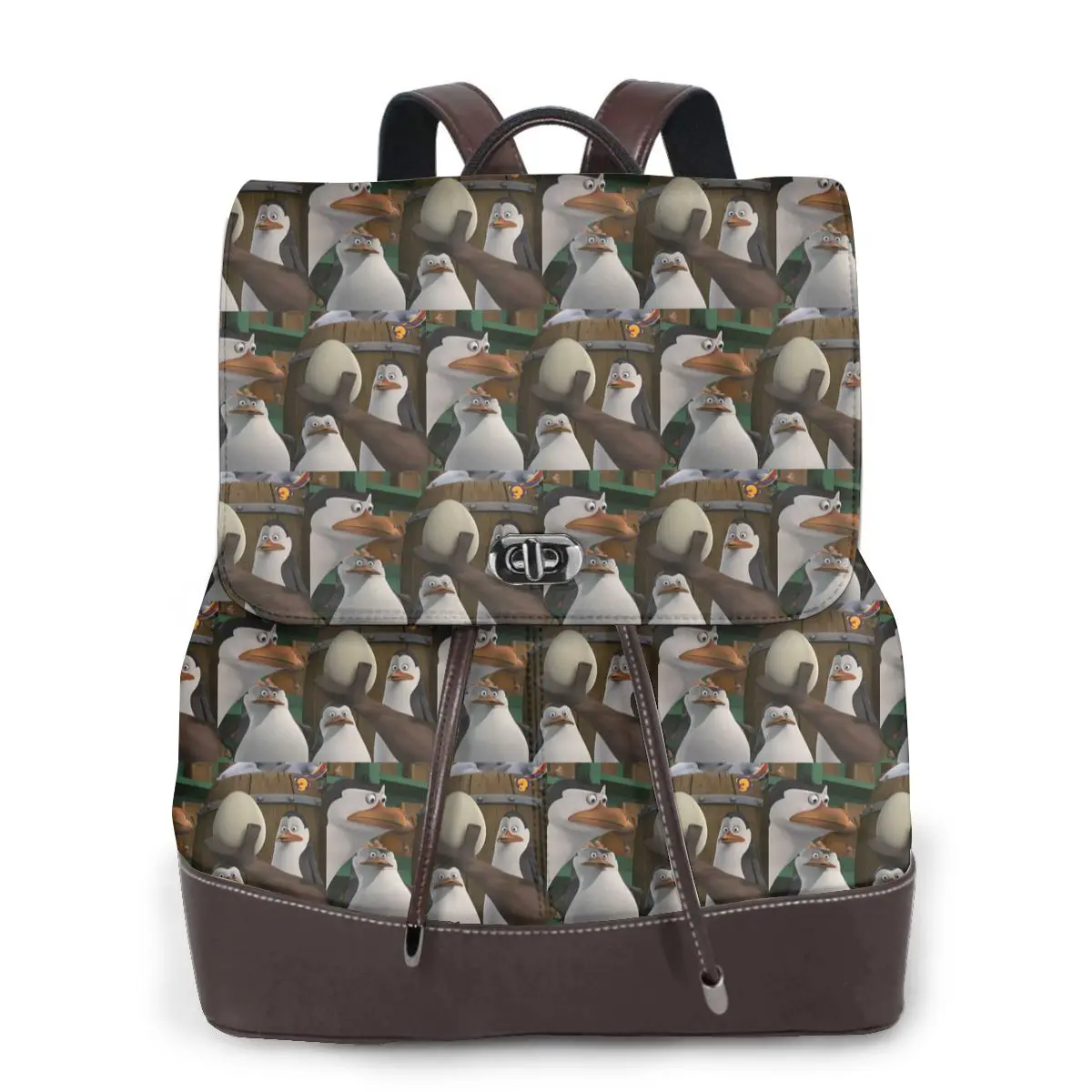 Pose Penguins Of Madagascar Bookbag School Student Bags Hiking Travel Daypack for Women Fashion Derma Backpack
Pose Penguins Of Madagascar Bookbag School Student Bags Hiking Travel Daypack for Women Fashion Derma Backpack