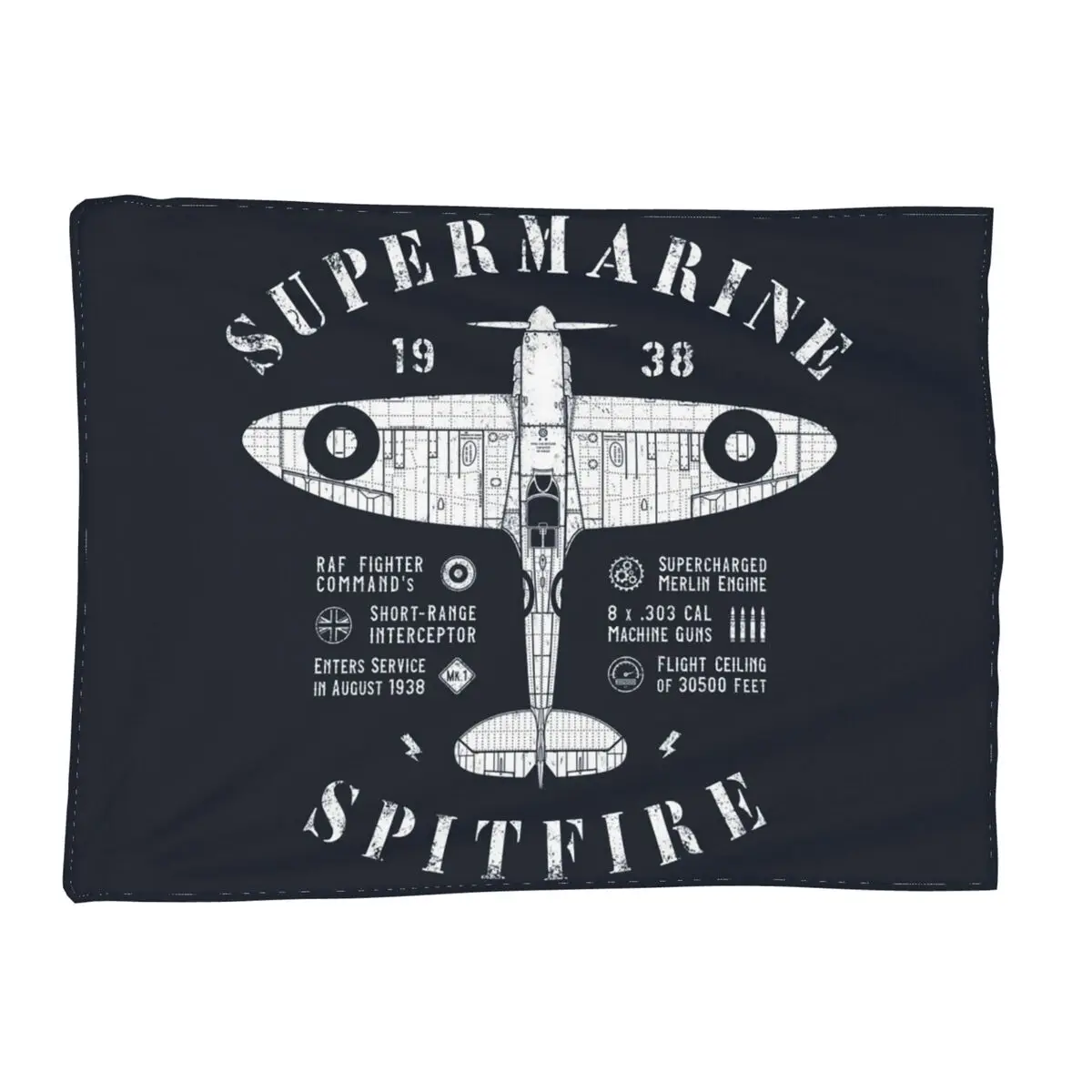 Supermarine Spitfire Fighter Pilot Aircraft Airplane Blankets Warm Flannel Throw Blanket Plush for Bed Living room Picnic Home
Supermarine Spitfire Fighter Pilot Aircraft Airplane Blankets Warm Flannel Throw Blanket Plush for Bed Living room Picnic Home