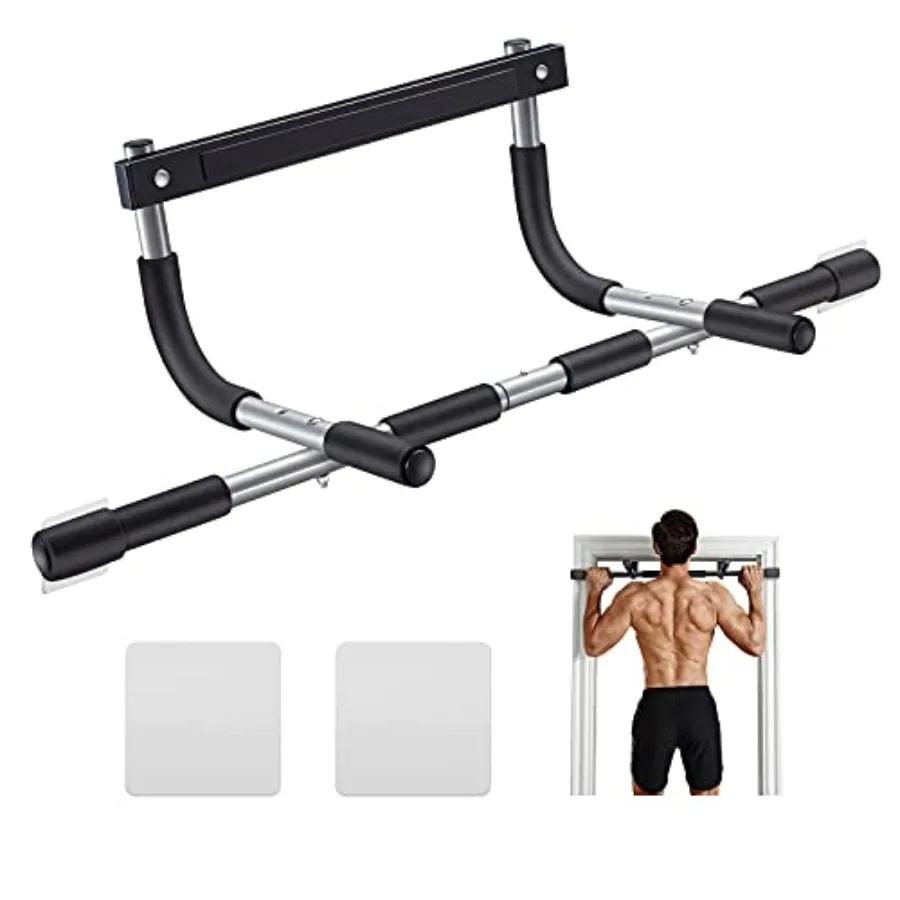 Pull Up Bar for Doorway Thickened Steel Max Limit 440 lbs Upper Body Fitness Workout Bar Multi-Grip Strength for Doorway Indoor
Pull Up Bar for Doorway Thickened Steel Max Limit 440 lbs Upper Body Fitness Workout Bar Multi-Grip Strength for Doorway Indoor
