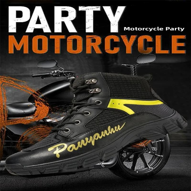New Unisex Breathable Motorcycle Riding Shoes Comfortable Quality Motorbike Outdoor Practical Protective Daily Wear Footwear
New Unisex Breathable Motorcycle Riding Shoes Comfortable Quality Motorbike Outdoor Practical Protective Daily Wear Footwear