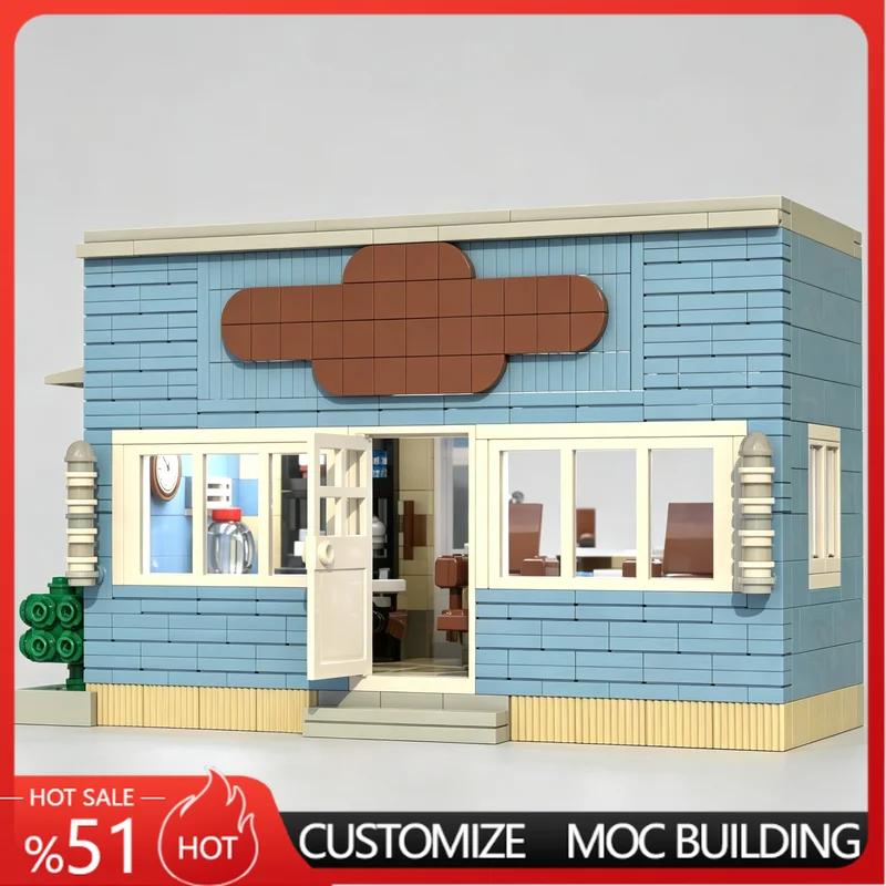 1041Parts City Barbershop Expert Street View MOC Model DIY Building Blocks Educational Popular Toy For Birthday Gift Collection
1041Parts City Barbershop Expert Street View MOC Model DIY Building Blocks Educational Popular Toy For Birthday Gift Collection