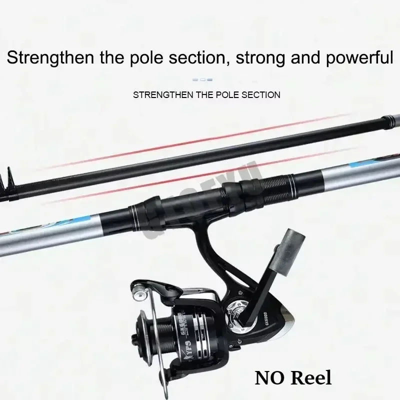 2.1M-4.5M Carbon Fiber Telescopic Rod Superhard Long Throwing Rod Travel Spinning Rod Big Fish 15kg Saltwater Freshwater Fishing
2.1M-4.5M Carbon Fiber Telescopic Rod Superhard Long Throwing Rod Travel Spinning Rod Big Fish 15kg Saltwater Freshwater Fishing